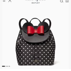 Disney X Kate Spade New York Minnie Mouse Backpack